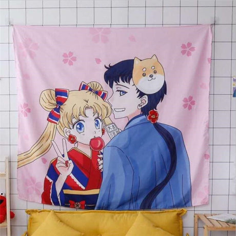 Anime Sailor Tapestry