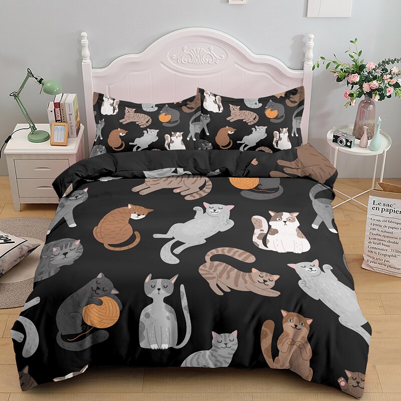 Lazy Cat Duvet Cover