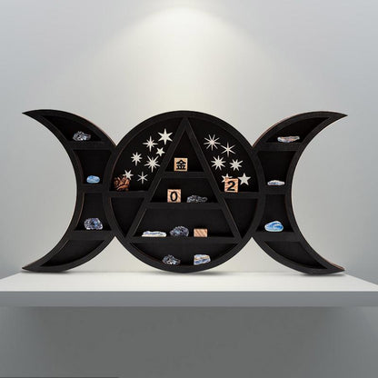 Witch Wall Hanging Moon Shelf