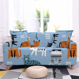 Cute Cartoons Cat Sofa Cover