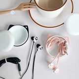 Cute Cat Paw Wired Earphone