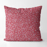 Vintage Patterns Pink Square Pillow Case