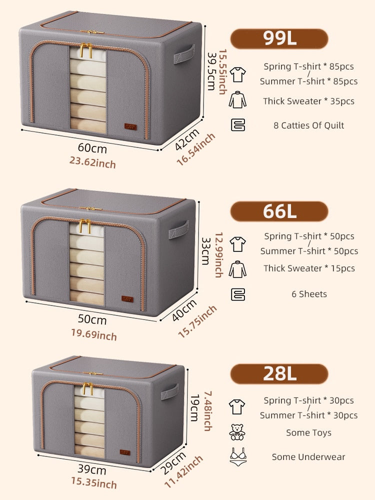 Pastel Foldable Storage Box