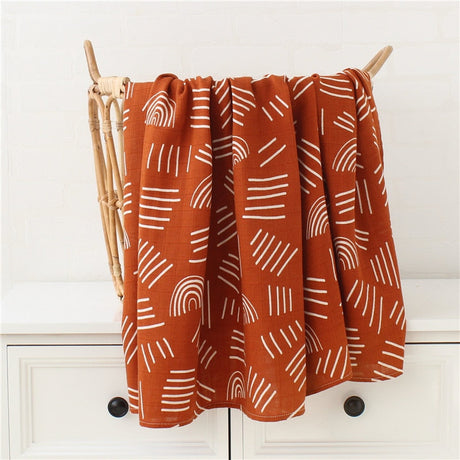 Bamboo cotton baby blanket swaddle