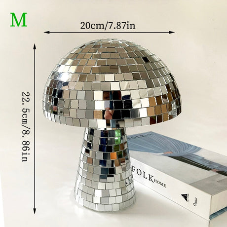 Mushroom Disco Ball Figurine