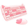 Cute Cat Wireless Keyboard Set