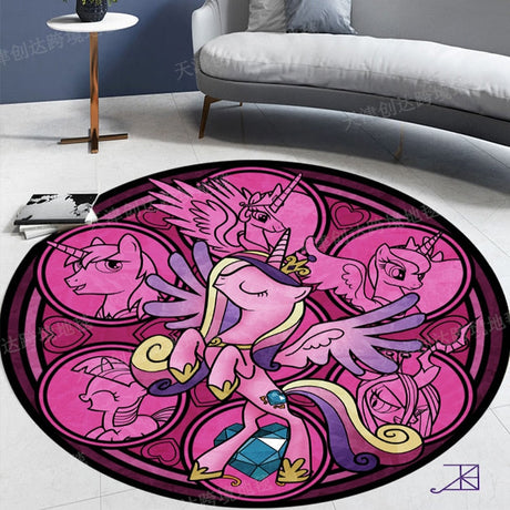 Anime Pokémon Round Rug