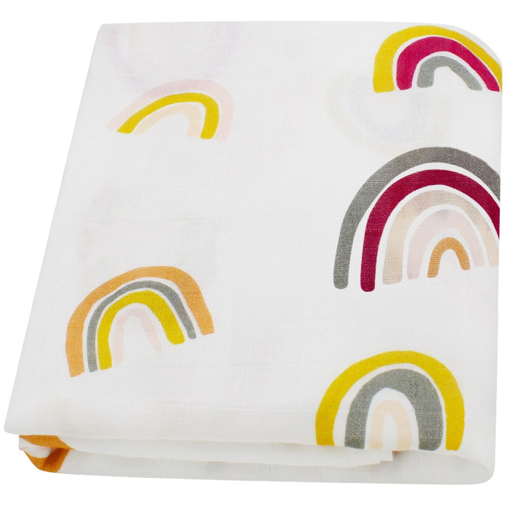 Bamboo cotton baby blanket swaddle