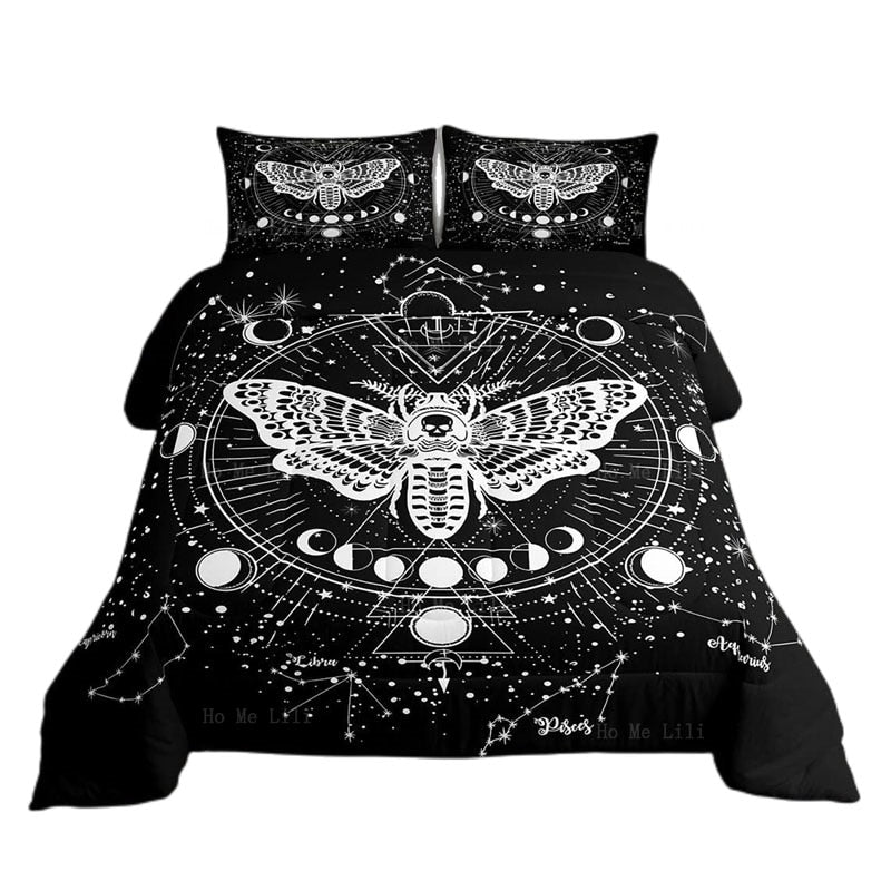 Witchy Moon Star Bedding Set
