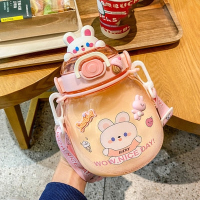 Kawaii Cute Animals  Water Bottle