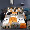 Cartoon Cat Comforter Bedding Set