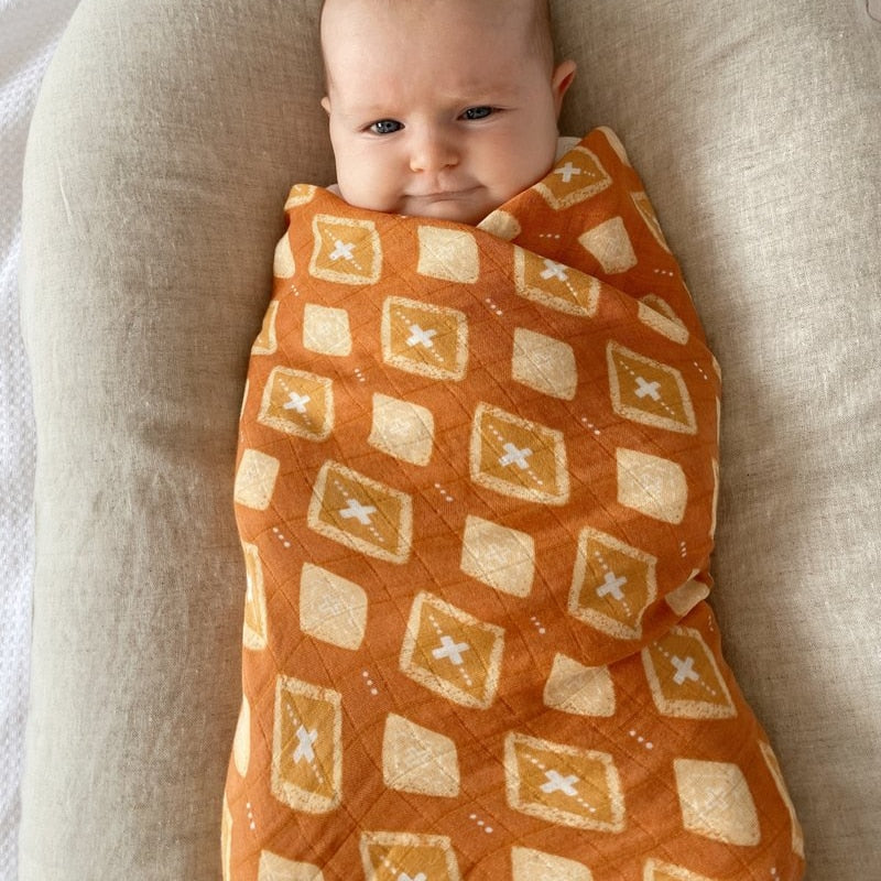 Bamboo cotton baby blanket swaddle