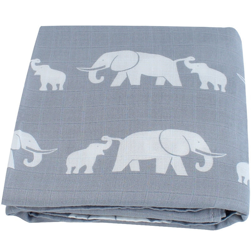 Bamboo cotton baby blanket swaddle