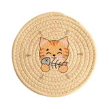 Durable Cat Pattern Coaster