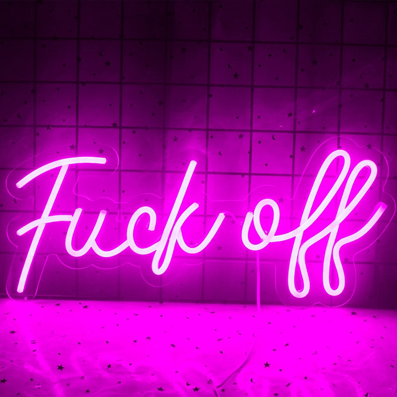 Grunge Bad Personality Neon Sign