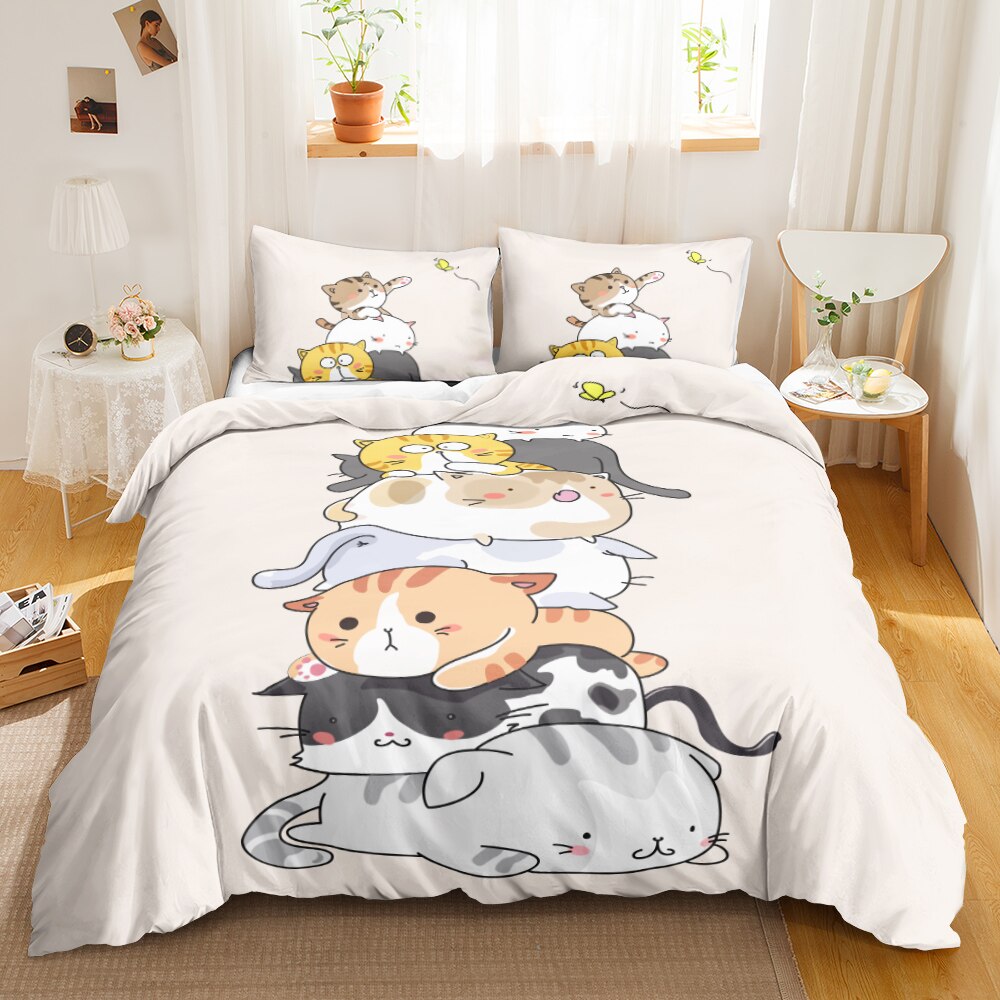 Lazy Cat Duvet Cover