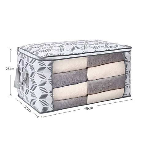 Preppy Patterned Foldable Storage Bag