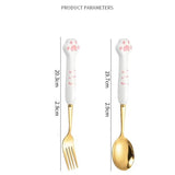 Cat Claw Spoon & Fork Set