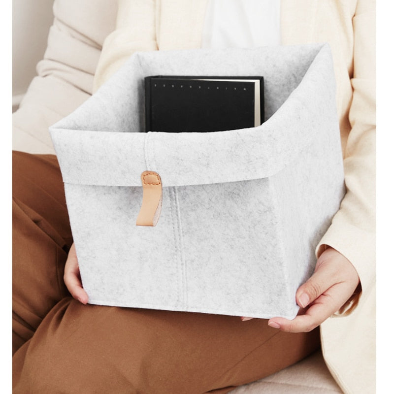 Aesthetic Creative Felt Storage Basket