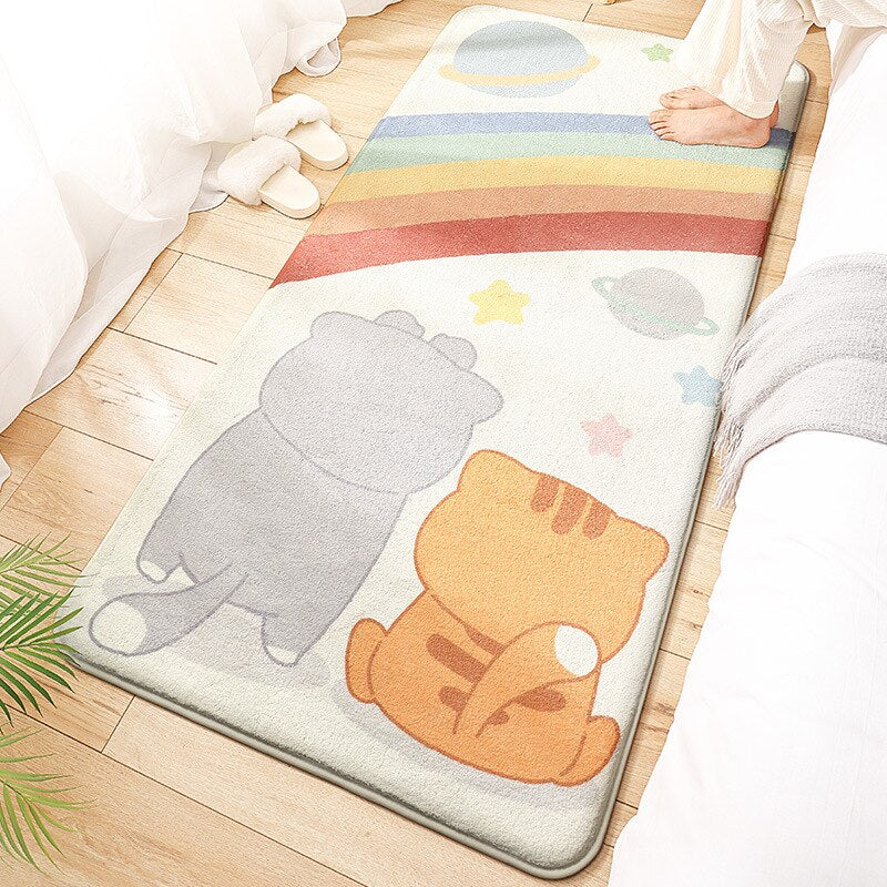 Cat Plushie Bedside Carpet