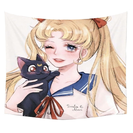 Anime Sailor Tapestry