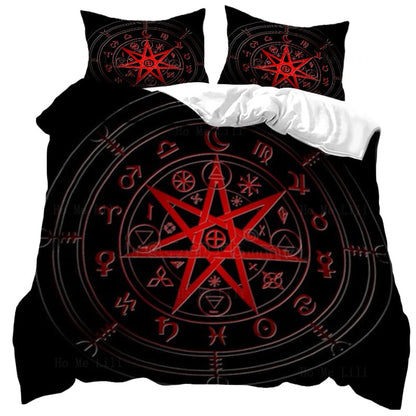 Witchy Runes Bedding Set