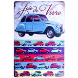 Vintage Minibus Trip Metal Posters