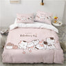 Cute 3D Cat Duvet Cover Bedding Set