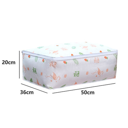 Preppy Patterned Foldable Storage Bag