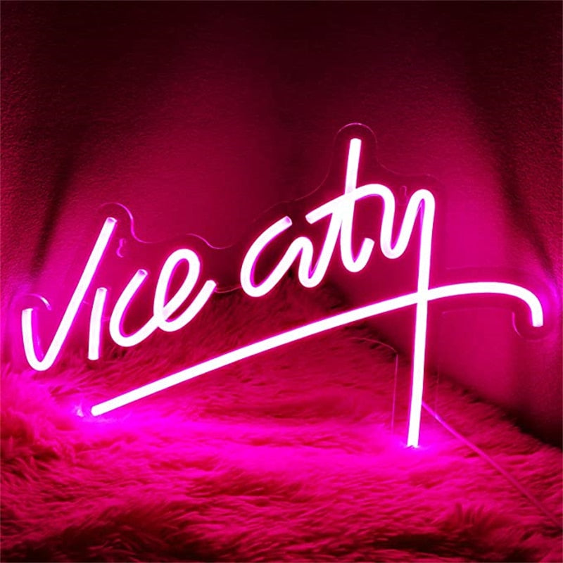 Vice City Neon Sign Led