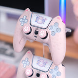Pink Cat PS5 Controller Silicone Case