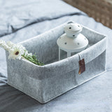 Aesthetic Rectangle Felt Storage Basket