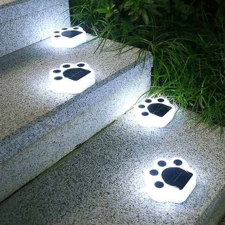 Garden Cat Paw Solar Light
