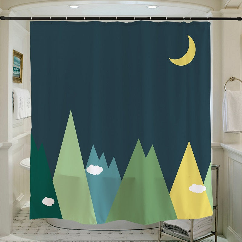 Green Mountain Shower Curtain