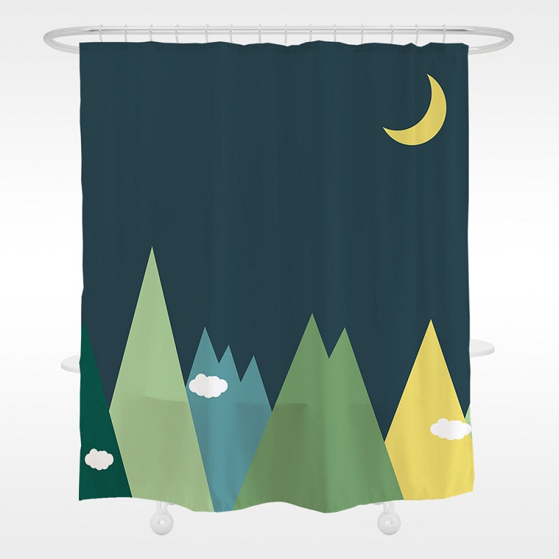 Green Mountain Shower Curtain