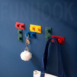 Square Adhesive Wall Hooks