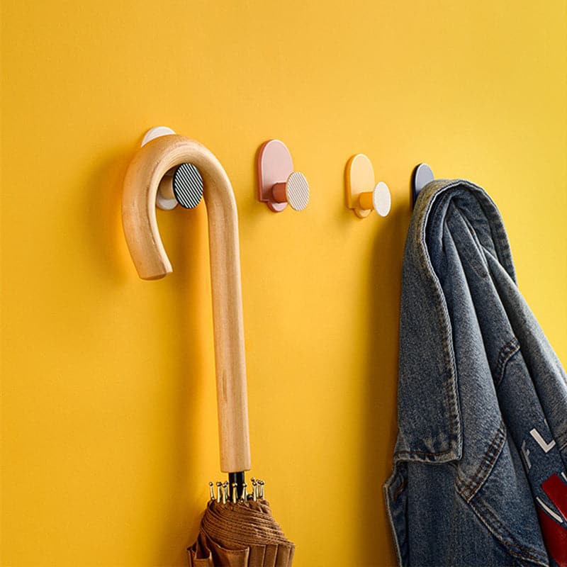 Geometric Adhesive Wall Hooks