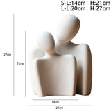 Modern Abstract Art Couple Sculpture