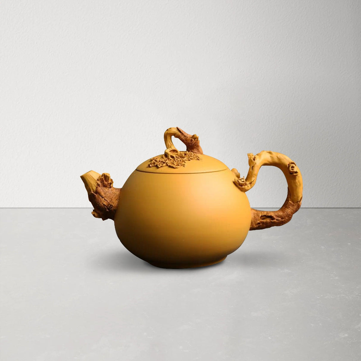 Imitation Bark Yixing Zisha Teapot