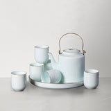 Teapot Tea Set with Cups and Tray