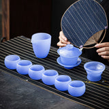 9 Piece Vintage Kung Fu Tea Set