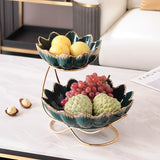 2 Tier Fruit Plate Stand