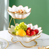 2 Tier Fruit Plate Stand