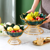 Large Fruit Bowl with Stand