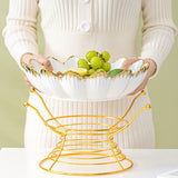 Large Fruit Bowl with Stand