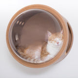 Wall Mounted Wooden Cat Bed