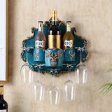 European Wall Mounted Wine Bottle Rack