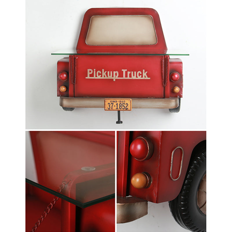 Red Pickup Truck Wall Decoration
