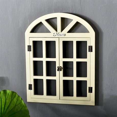 Arched Window Frame Wall Decor