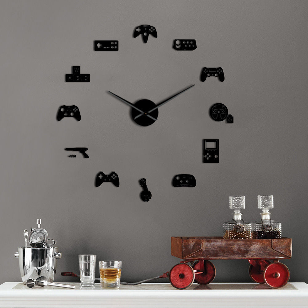 Game Controllers Wall Clock